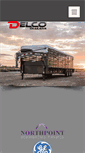 Mobile Screenshot of delcotrailers.com